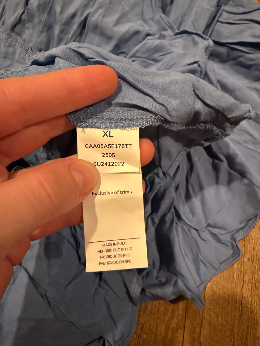 NWT Cupshe Strapless Looking Good Blue Mini Dress XL - Picture 6 of 6